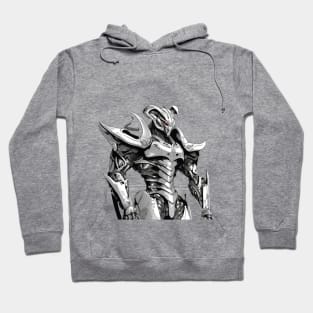 biomechanical armour Hoodie